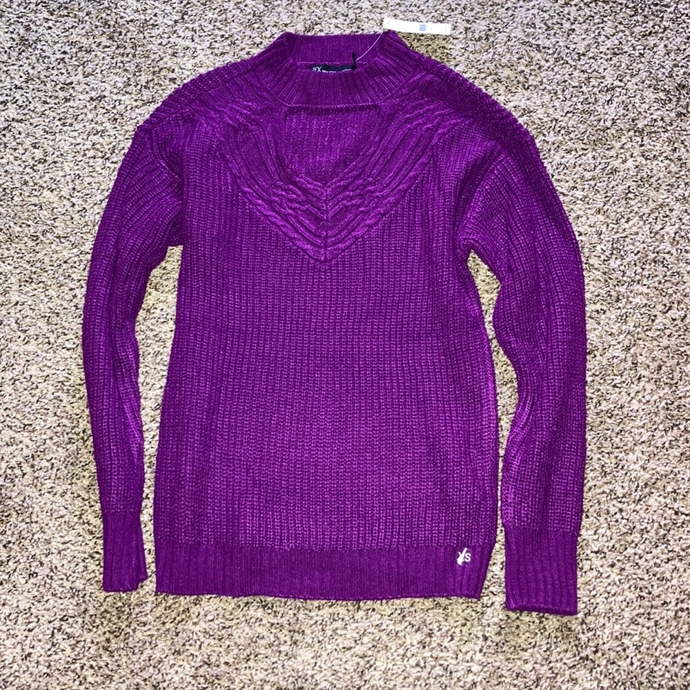New York & Company Beautiful Purple Sweater NWT